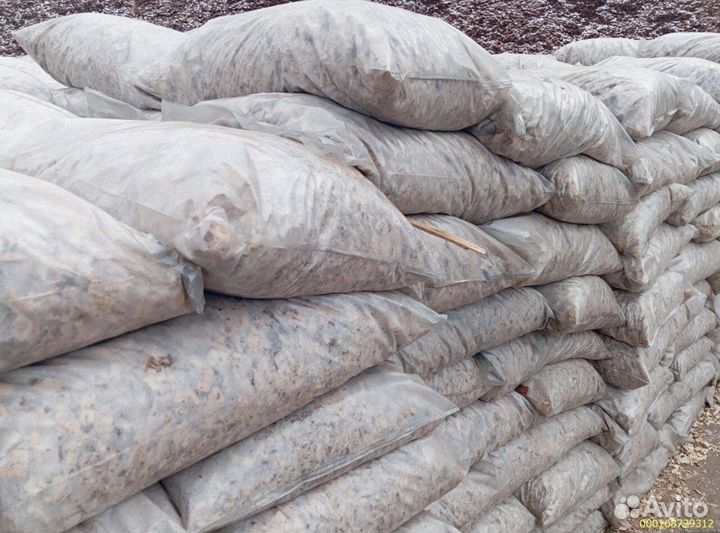 Мешки с декоративной щепой для ландшафта