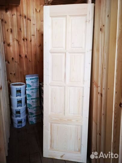 Филенчатые двери межкомнатные из массива Сосны