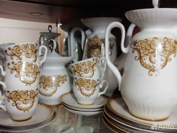 Сервиз кофейный СССР Полтавский фарфор