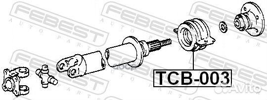 Подшипник опоры карданного вала TCB-003 TCB-003