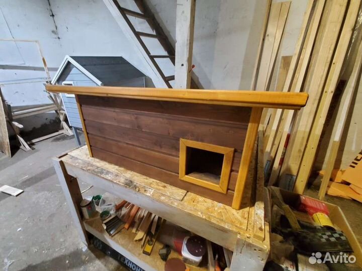 Зимний домик для кошек