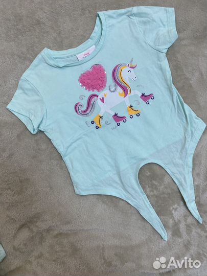 Футболка Mango для девочки 1,2,6лет (80,92,116)