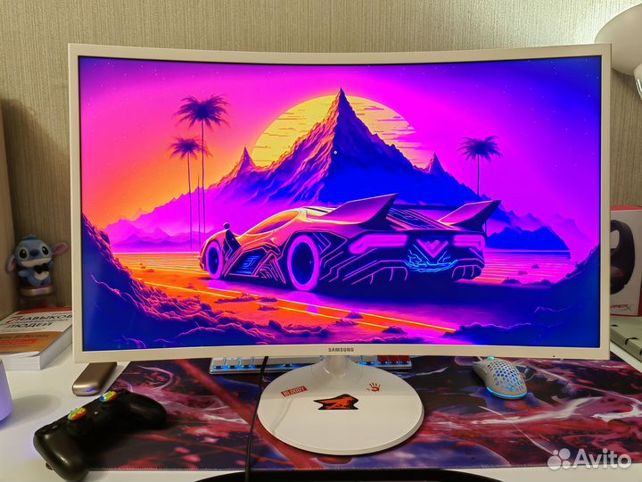 Изогнутый игровой монитор Samsung CF391 31.5 дюйм