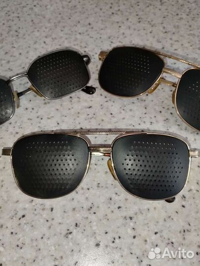 Очки тренажеры перфорационные для зрения