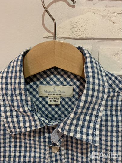 Рубашка школьная 122 Massimo Dutti для мальчика