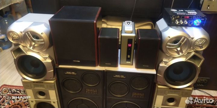 Microlab fc530, Panasonic sb-ak 320 и Sunbuck