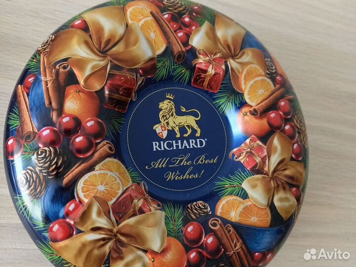 Жестяная банка из под чая ричард