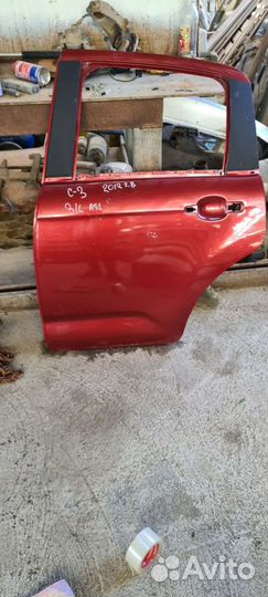 Дверь задняя левая citroen c3 a51 citroen c3 2