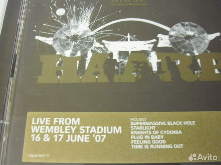 CD Muse Haarp '2007 2CD Live фирменный