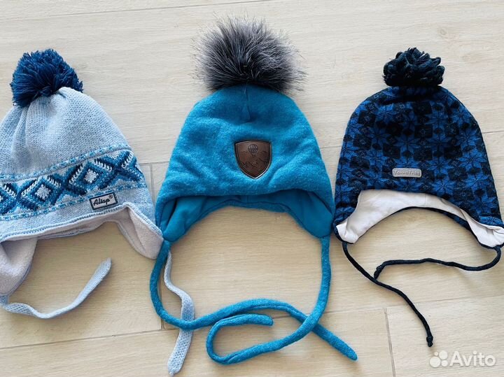 Шапка зимняя для мальчика, размер 48-50