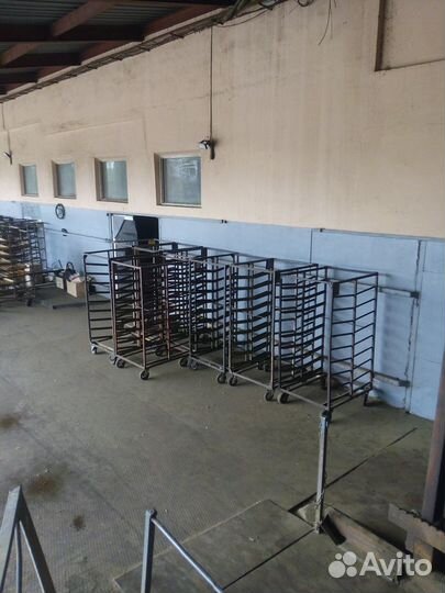 Вагонетки для хлебных лотков (90шт)