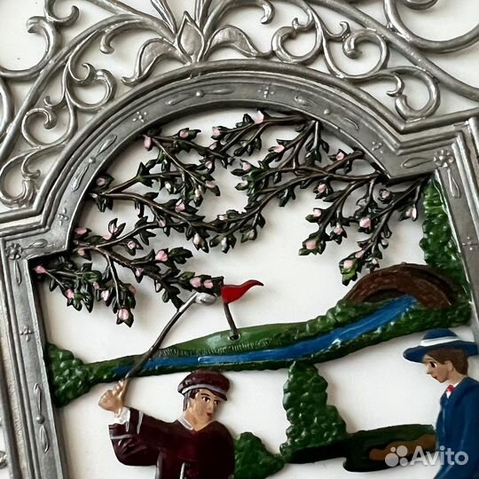 Панно настенное, олово, Германия