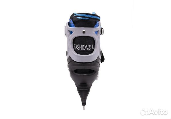 Коньки ледовые раздвижные Новые Virtey Type синие