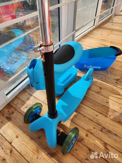 Самокат беговел с кейсом Dodopony