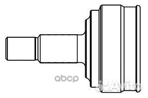 Шрус suzuki ignis I 1.3 00-03 нар. +ABS 857105 GSP
