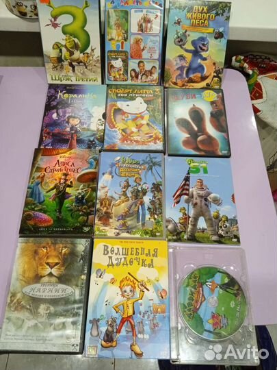 Dvd диски мультфильмы