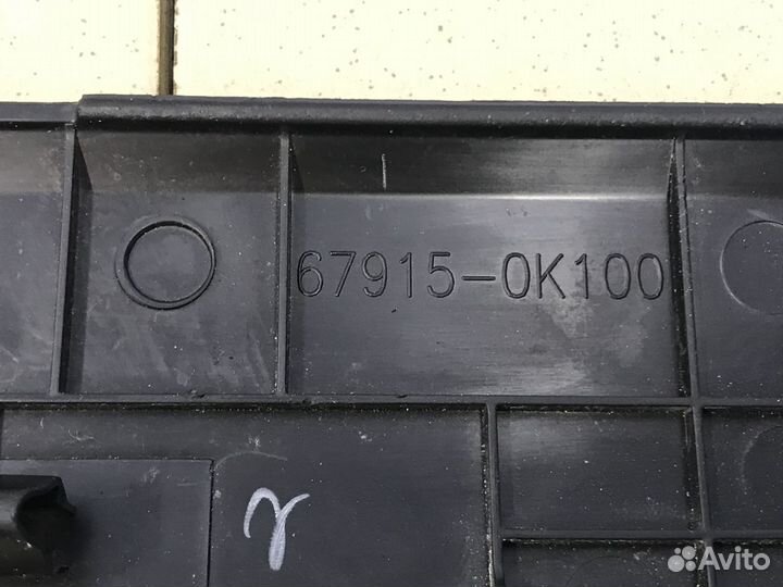 Накладка порога (внутренняя) Fortuner 2015