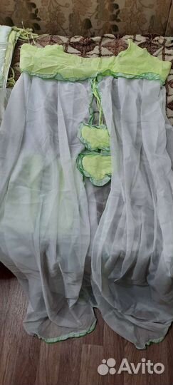 Бортики и балдахин в кроватку