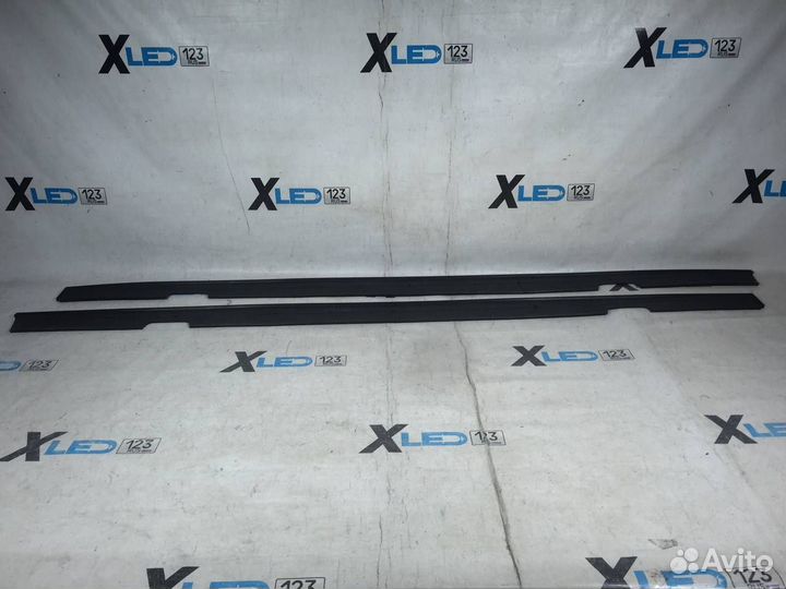 Комплект лезвий на пороги BMW 3 E90 M глянец