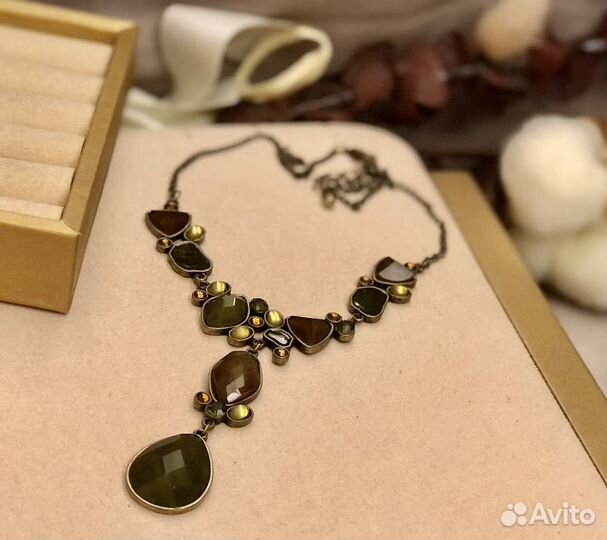 Винтажное колье- галстук Европа