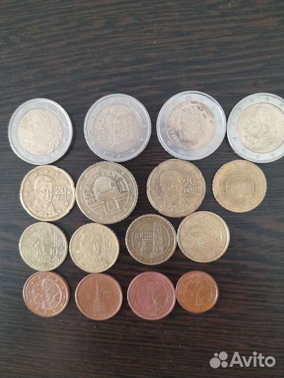 Монеты европы