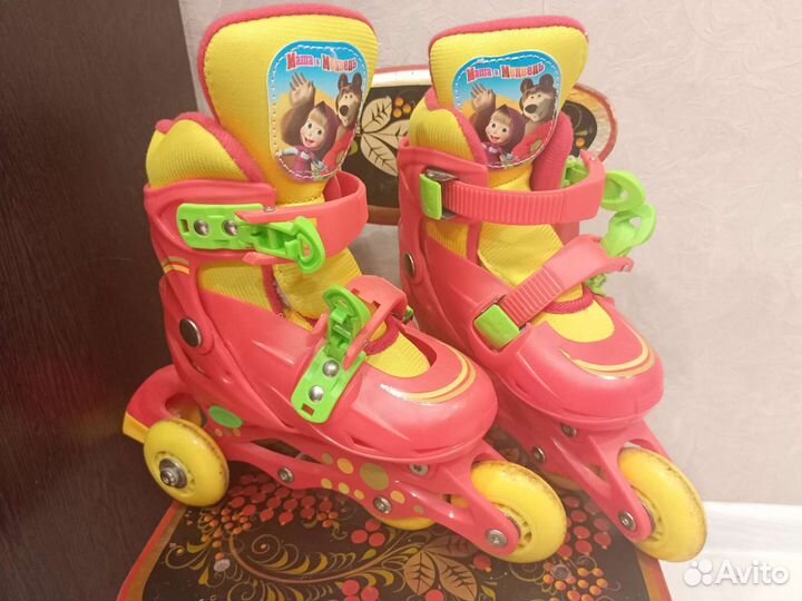 Роликовые коньки детские раздвижные