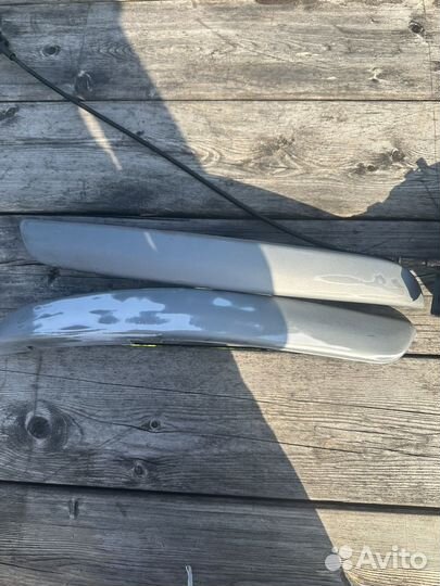 Молдинг переднего бампера левый Ниссан Тиида