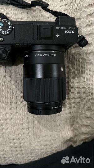 Объектив sony e sigma 30mm 1.4