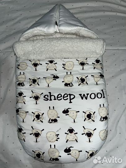 Зимний конверт в коляску