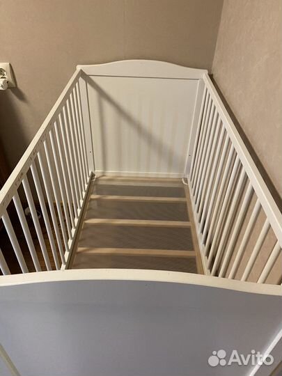 Детская кроватка IKEA с матрасом