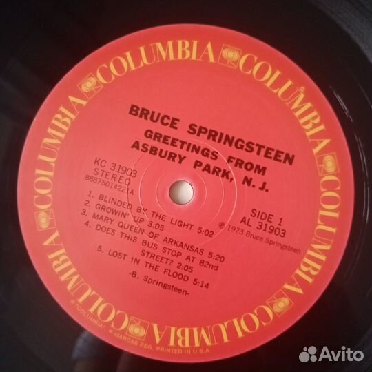 Bruce Springsteen - Greetings from Asbury Park, NJ