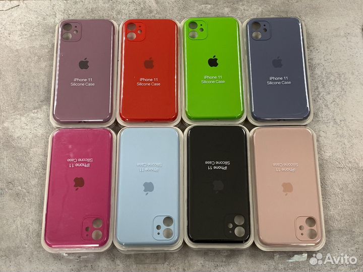 Silicone Case iPhone 11 с Защитой Камер