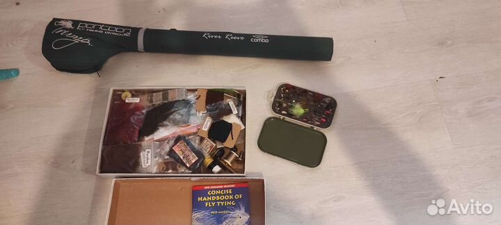 Нахлыстовый комплект, удилище, мушки, набор
