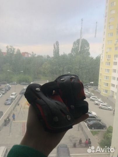 Роликовые коньки детские раздвижные с защитой