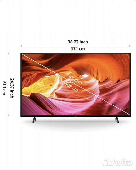 Телевизор samsung SMART tv 43 новый