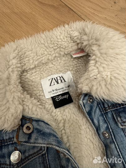 Джинсовая куртка zara 80