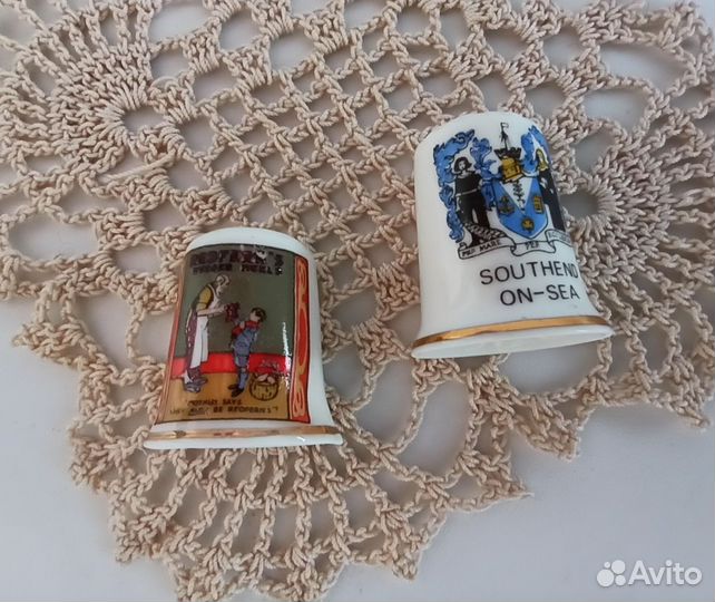 Напёрстки коллекционные. Фарфор. Англия