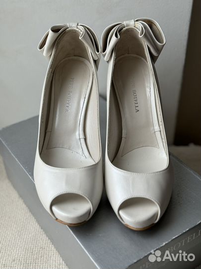 Туфли свадебные белые Pepe Botella 37