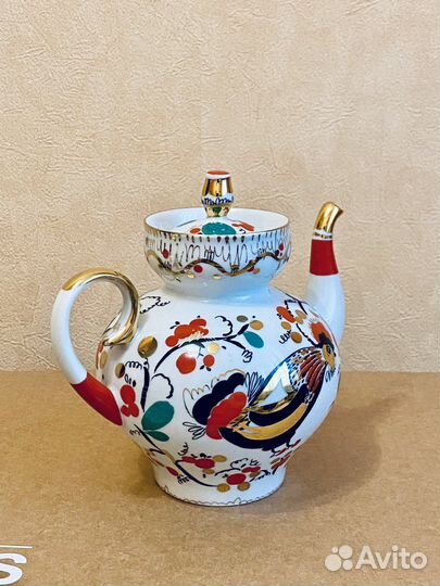 Редкий заварочный чайник «Петушки» Лфз 1990-1991