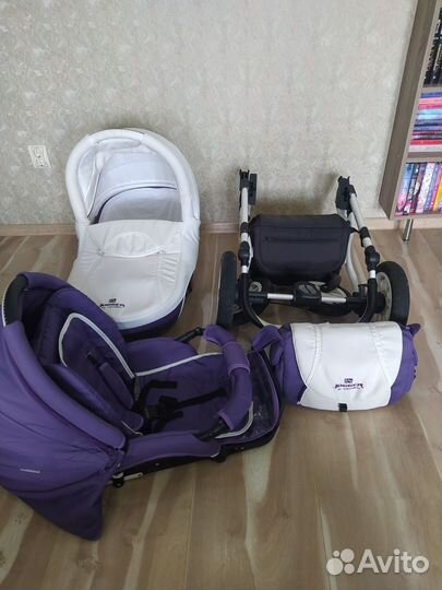 Коляска 2 в 1 adamex (+ отдам автолюльку)