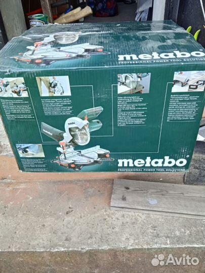 Торцовочная пила metabo ks 216 m