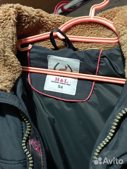 Пуховик зимний мужской, размер 54