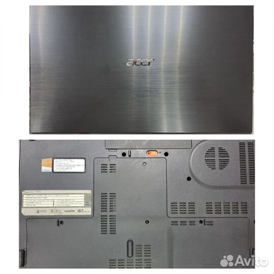 Игровой ноут aser экран 17, i5 4200 16Gb GT750 4Gb