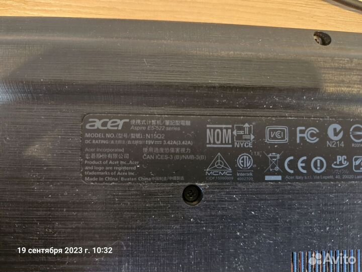 Ноутбук Acer Aspire E5-522