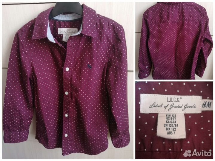 Костюмы h&m, рубашки и др