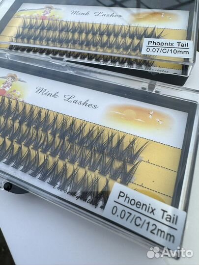 Ресницы пучки хвост фениса