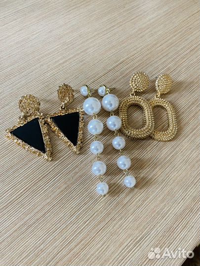Серьги бижутерия
