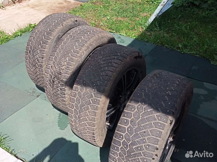 Диски литые r16 5 114 3 -115 с зимней резиной