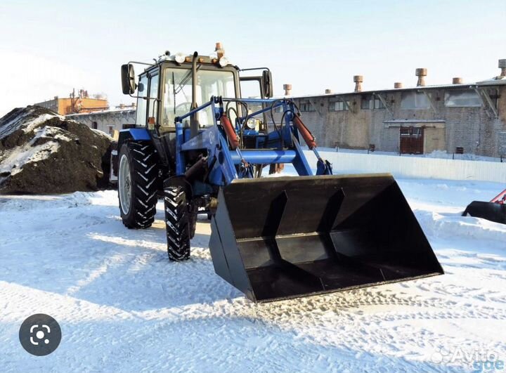 Уборка и вывоз снега трактором мтз-82