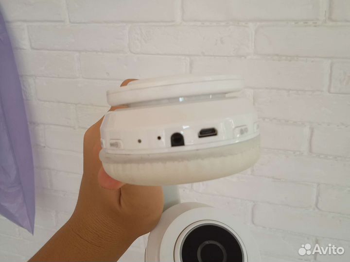 Беспроводные наушники с кошачьими ушками